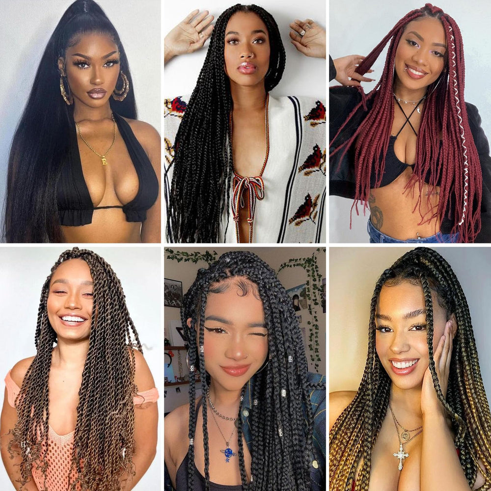 Pofworld color-variety pre-stretched braiding hair for daily looks.