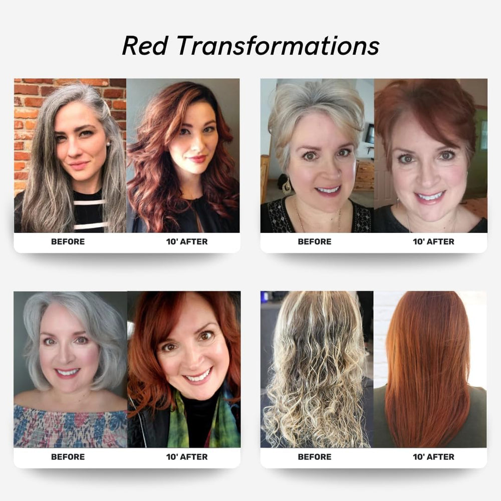 POLAR HAIR CARE red coloring shampoo lather blooms into a rich red shade.