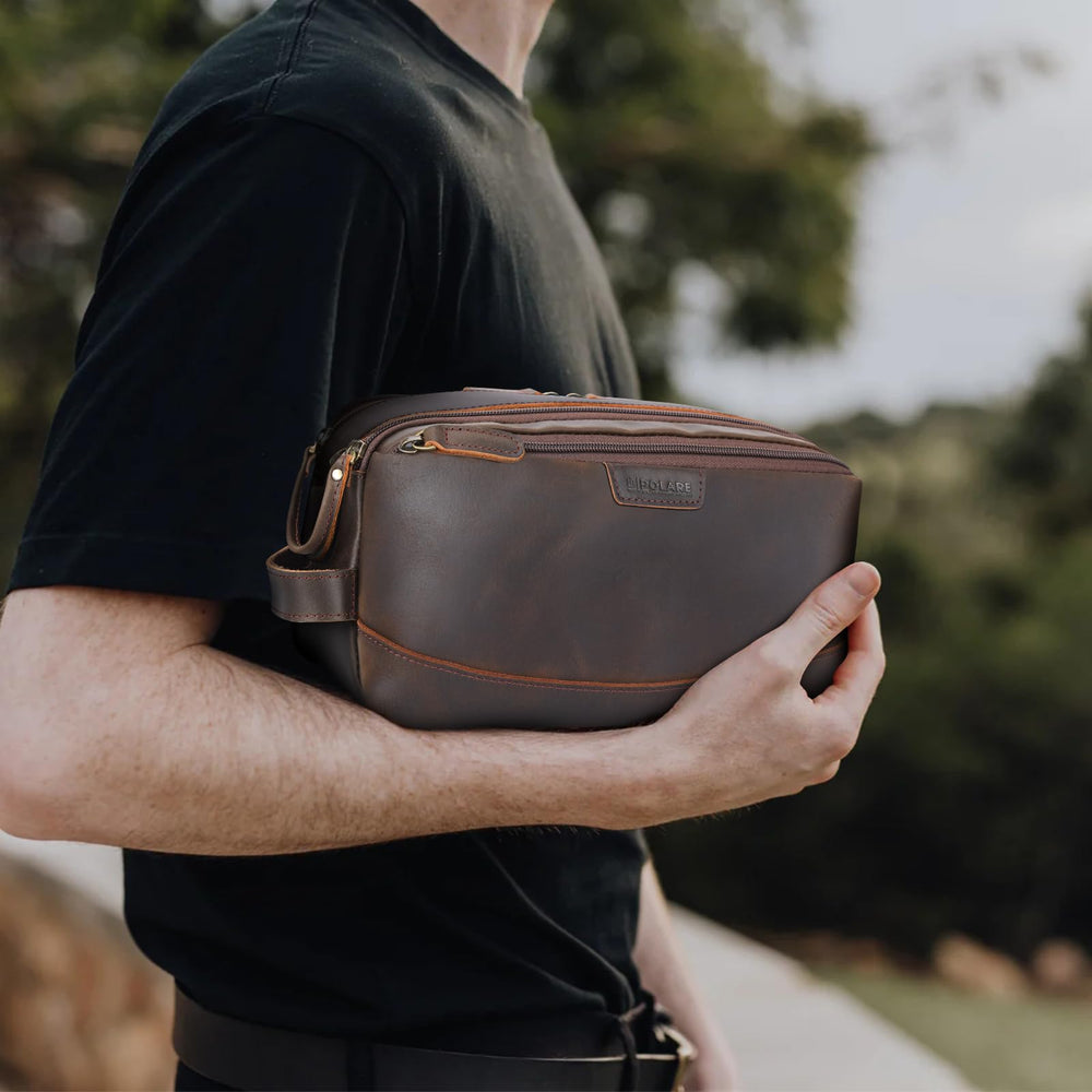 Polare Original travel-use scenarios show versatile on-the-go organization.