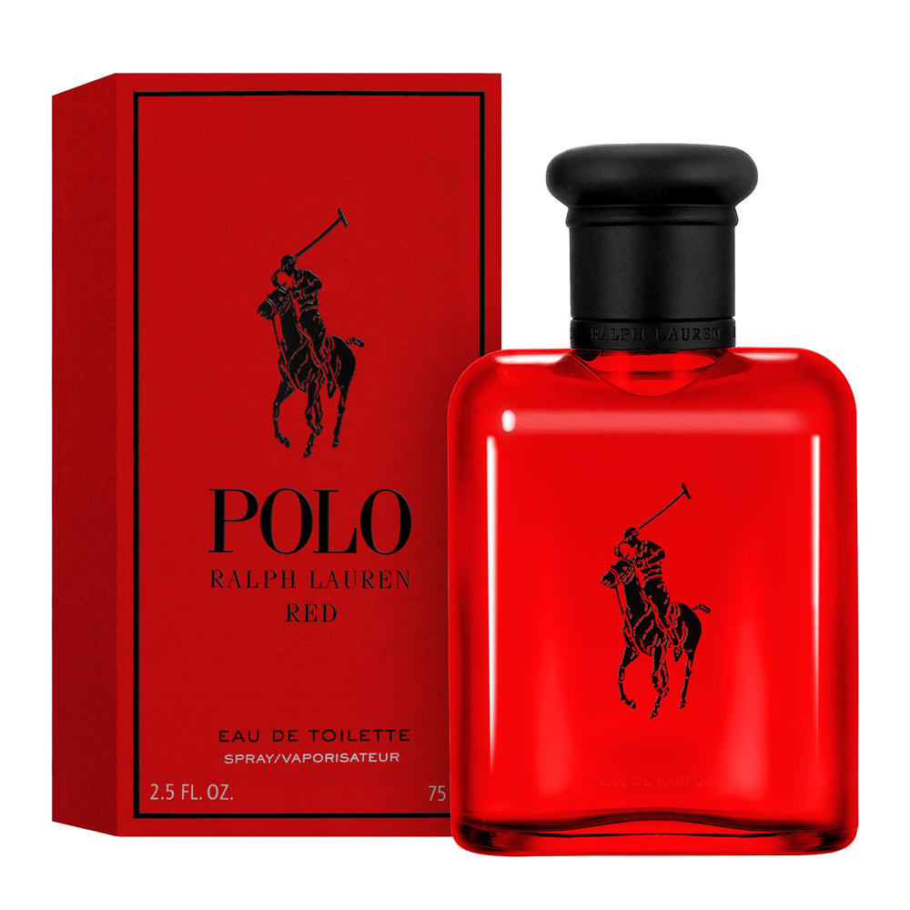 Polo Red racing-inspired mood signals bold, confident everyday wear.