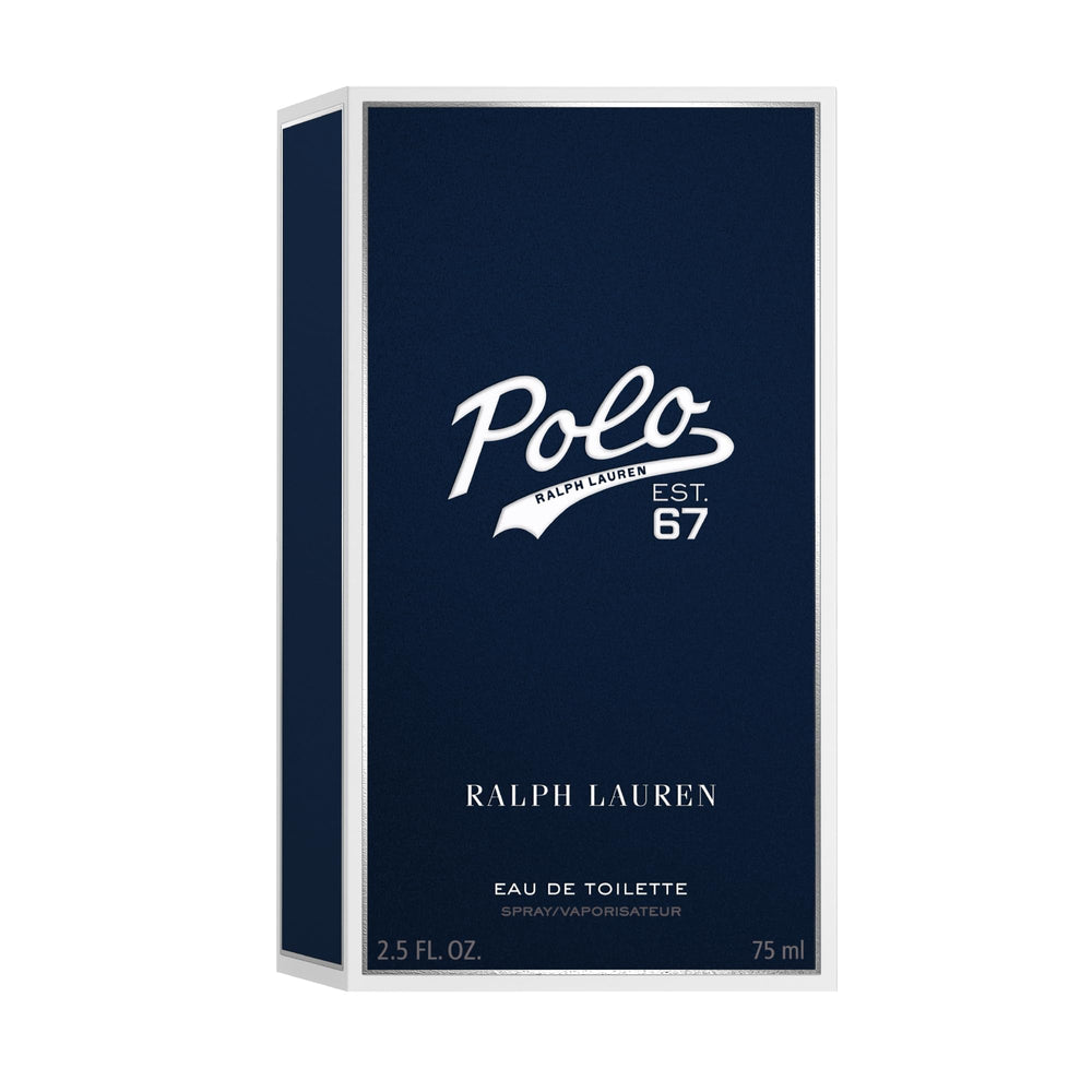 Polo 67 vetiver dry-down evokes earthy woody warmth.