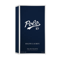 Polo 67 vetiver dry-down evokes earthy woody warmth.
