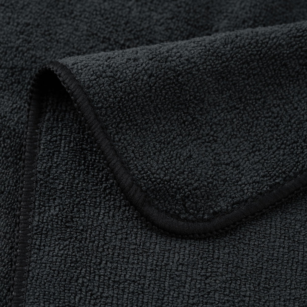 POLYTE 20x40 inch towel size supports long, thick, curly, or frizzy hair