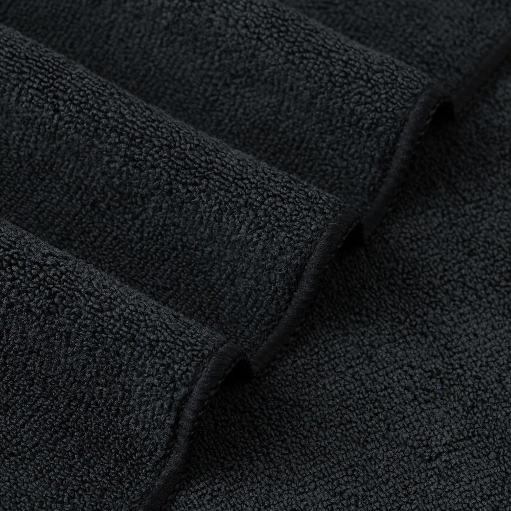 POLYTE dual-pile terry weave closeup emphasizes plush, quick-drying performance