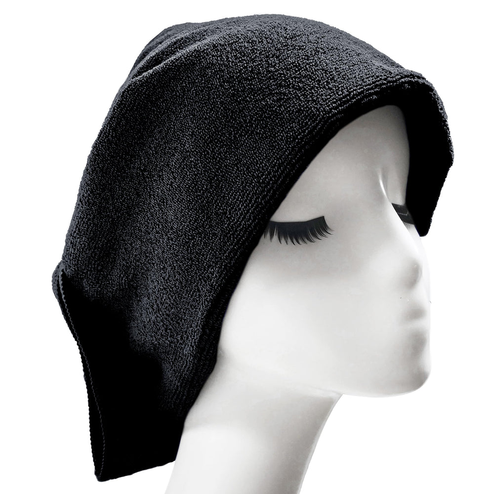 POLYTE microfiber closeup reveals ultra-absorbent dual-pile weave for quicker drying