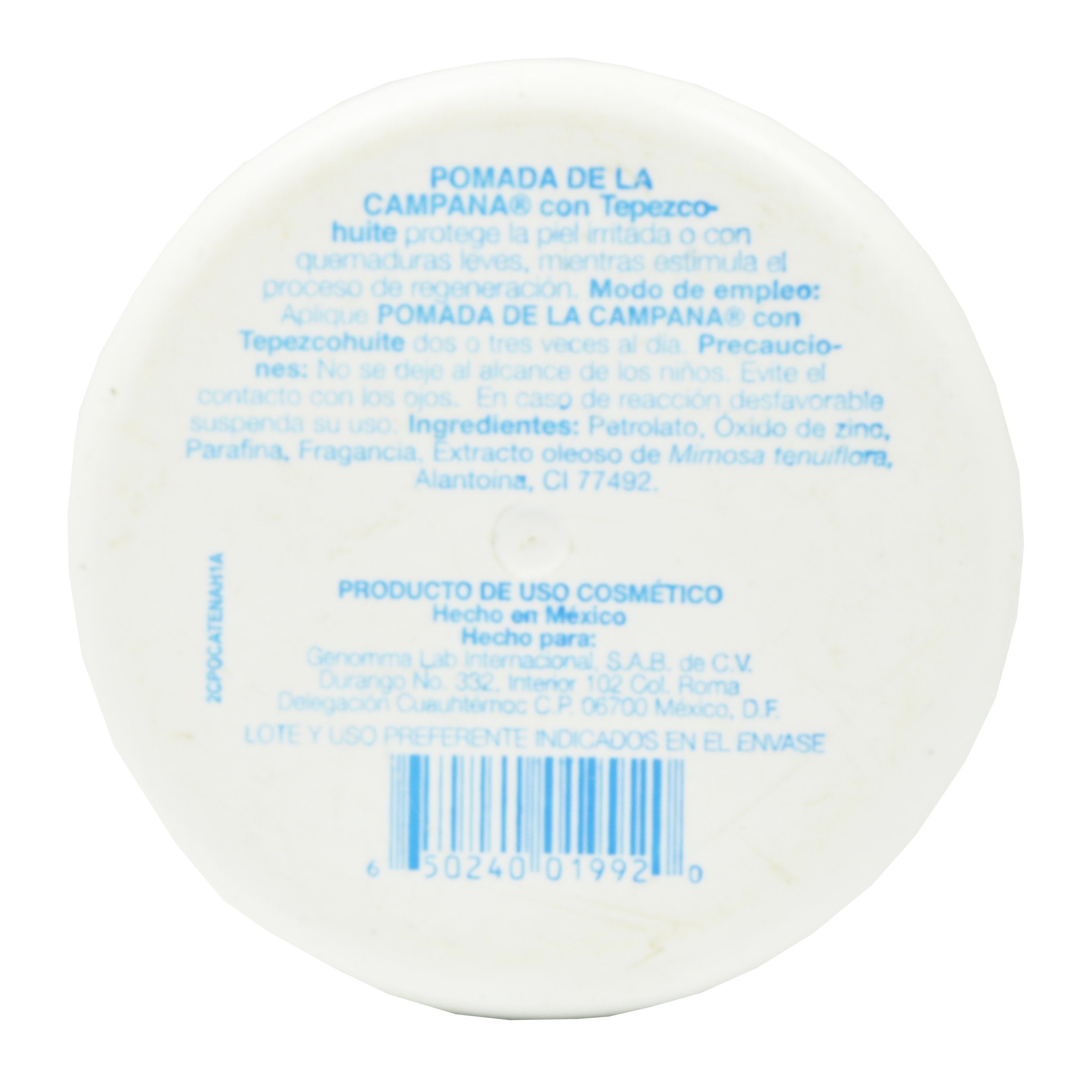 Pomada de la Campana multipurpose balm texture on skin, highlighting hydration and nourishment.