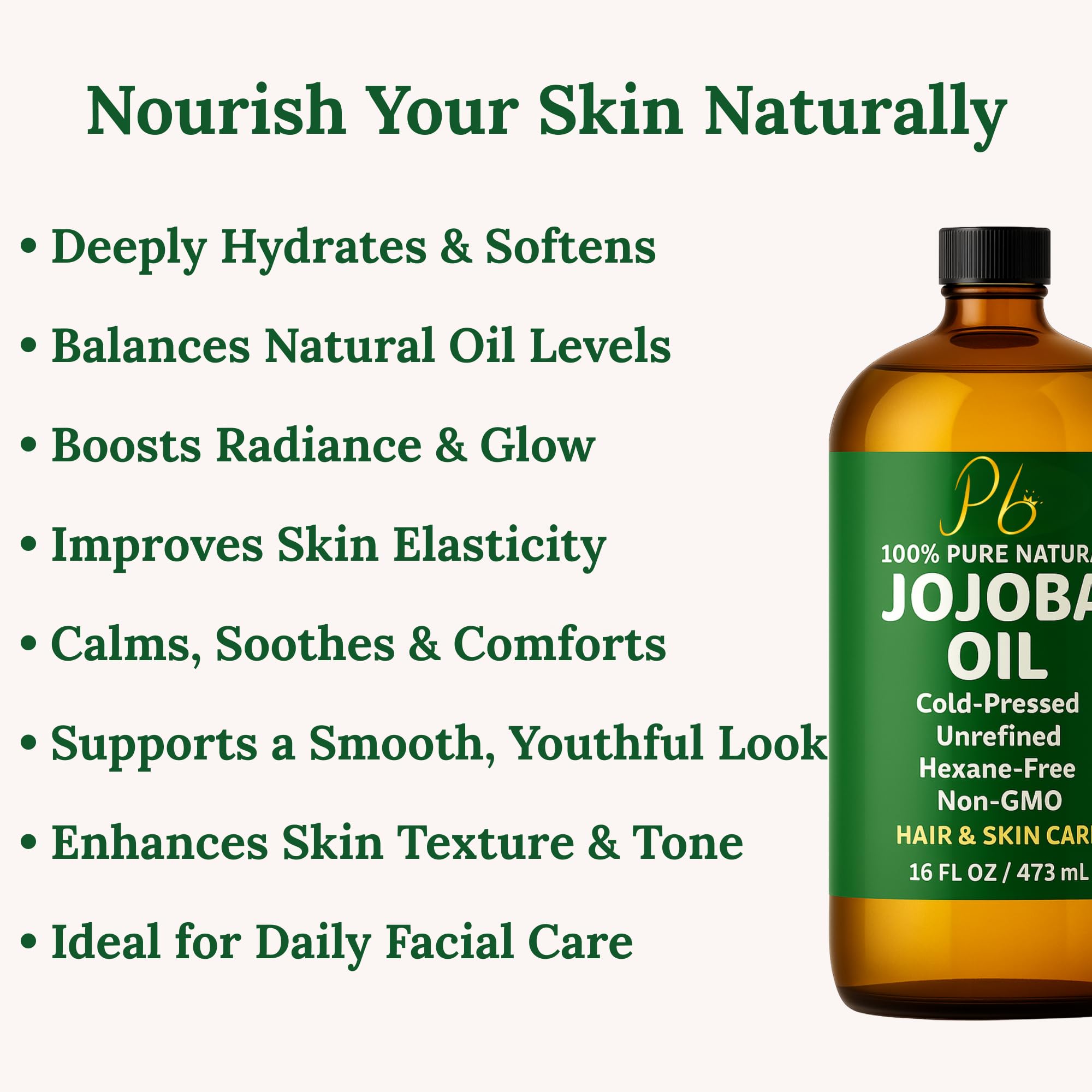 Pomberries Jojoba Oil hair care scene showing shine and hydration