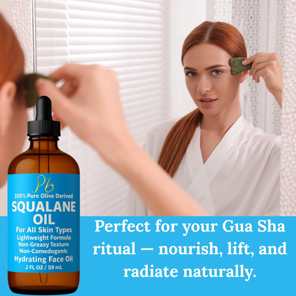 Pomberries Squalane Oil moisturizes dry patches on body