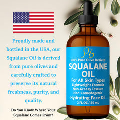 Pomberries Squalane Oil dropper for precise, mess-free application
