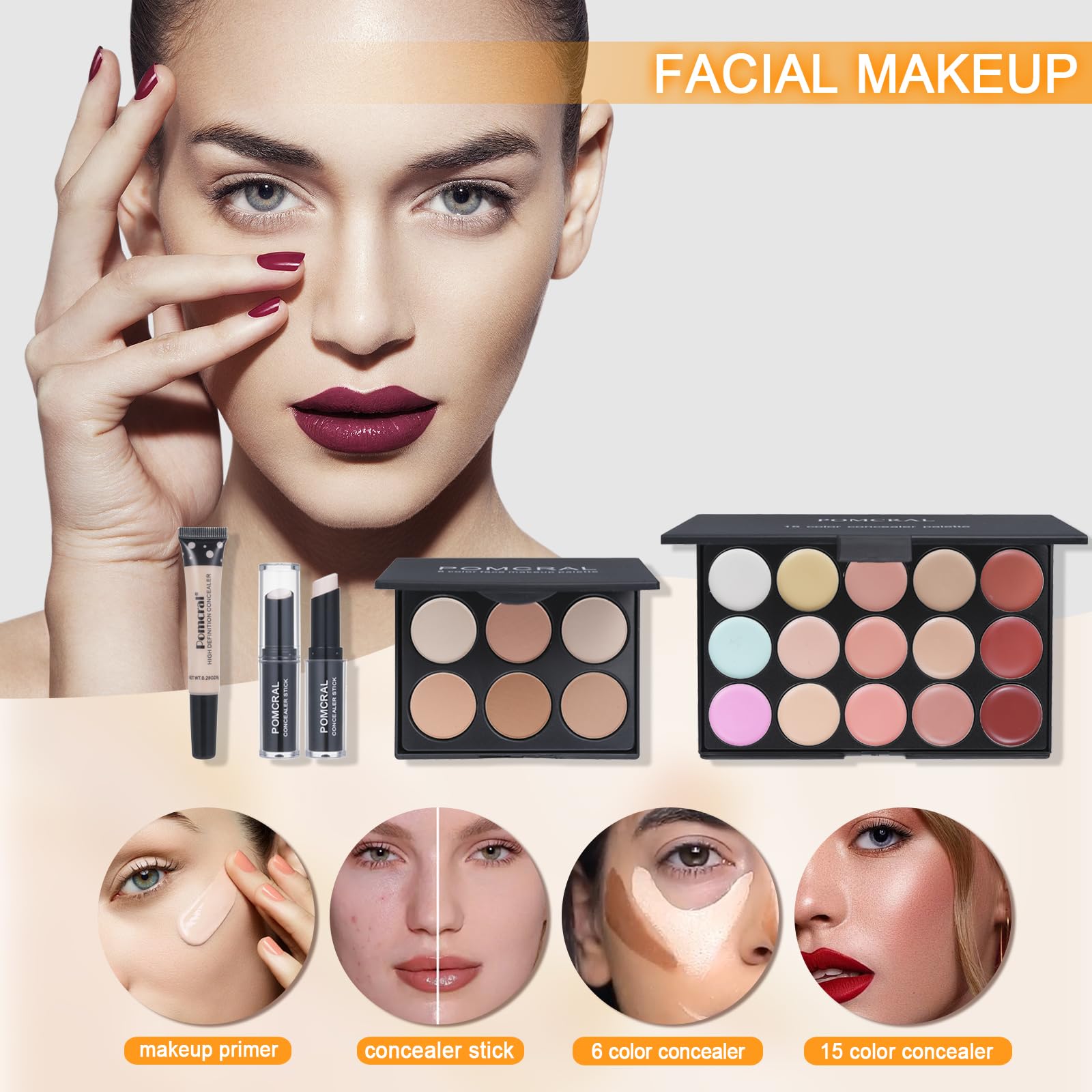 Pomcral lipsticks variety for subtle to bold color exploration