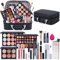 Pomcral makeup kit teens case showing secure storage for practice