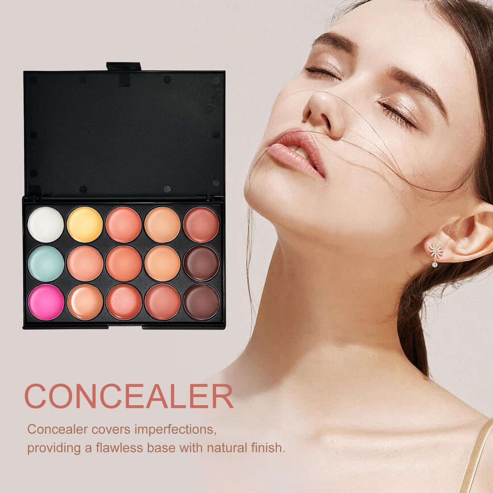 Pomcral Travel Makeup Kit eyeshadow shades deliver vibrant payoff with smooth texture.