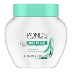 POND'S Cold Cream texture on hand showing rich moisturizer during cleansing