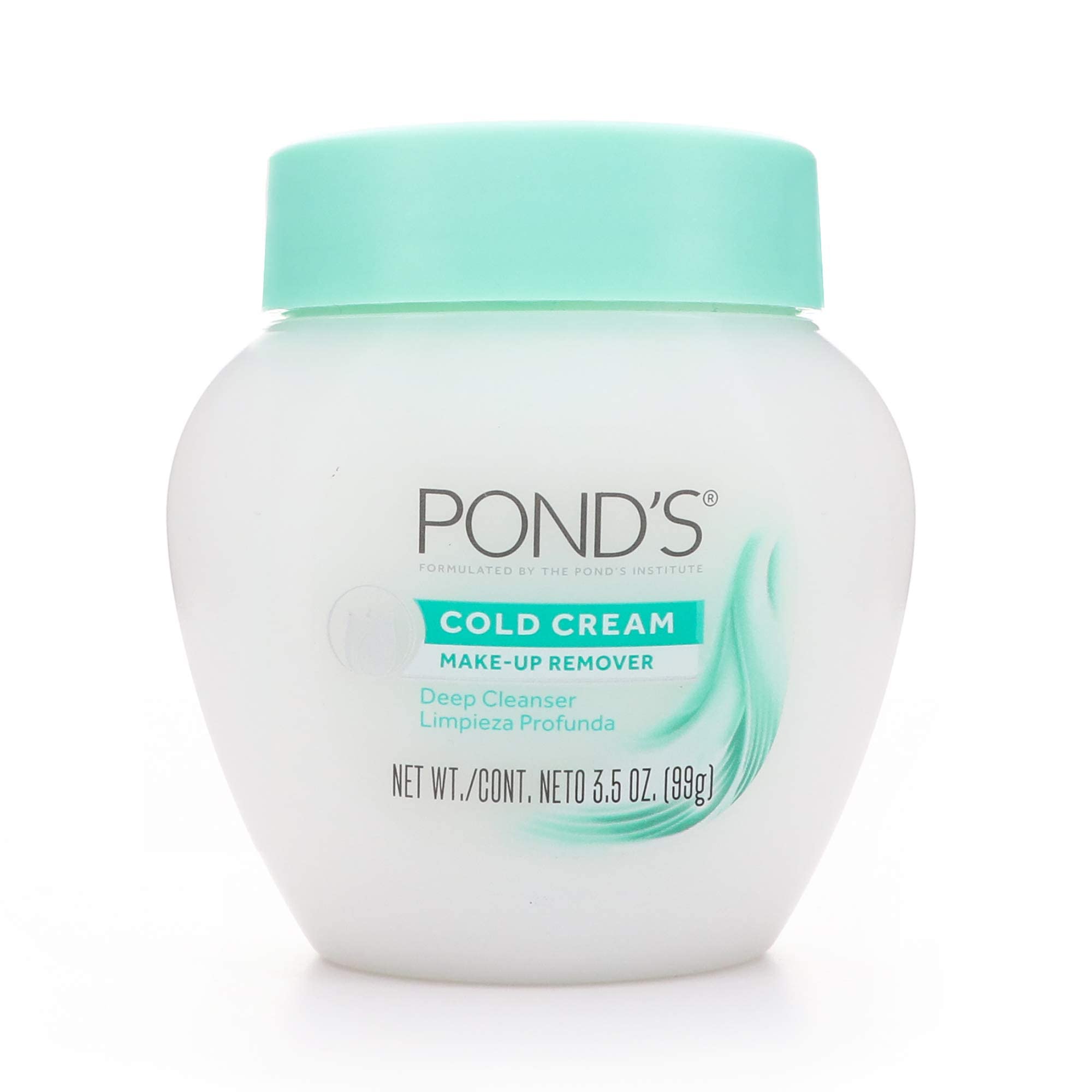 POND'S Cold Cream Cleanser jar close-up showing creamy texture for gentle makeup removal