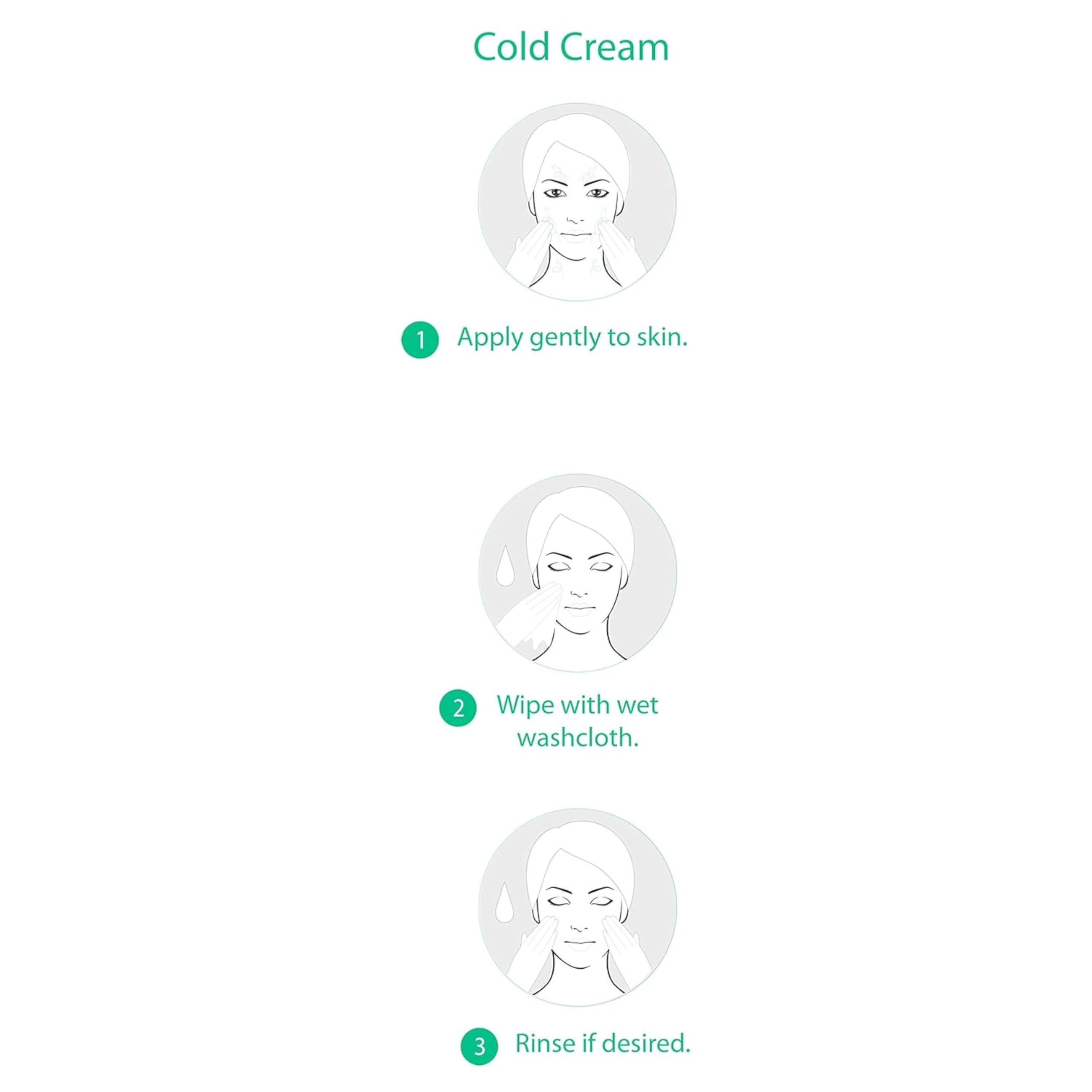 Pond's Cold Cream Cleanser dissolving makeup during a gentle application.