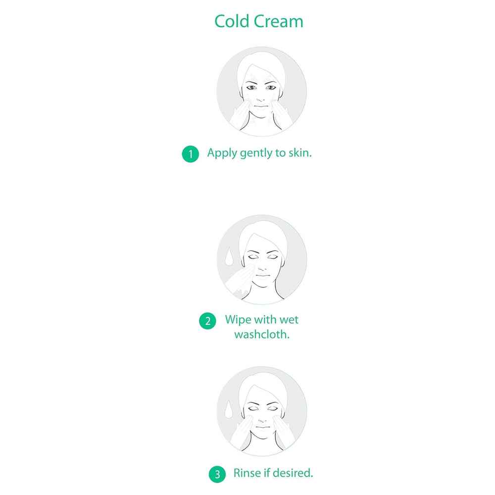 Pond's Cold Cream Cleanser dissolving makeup during a gentle application.
