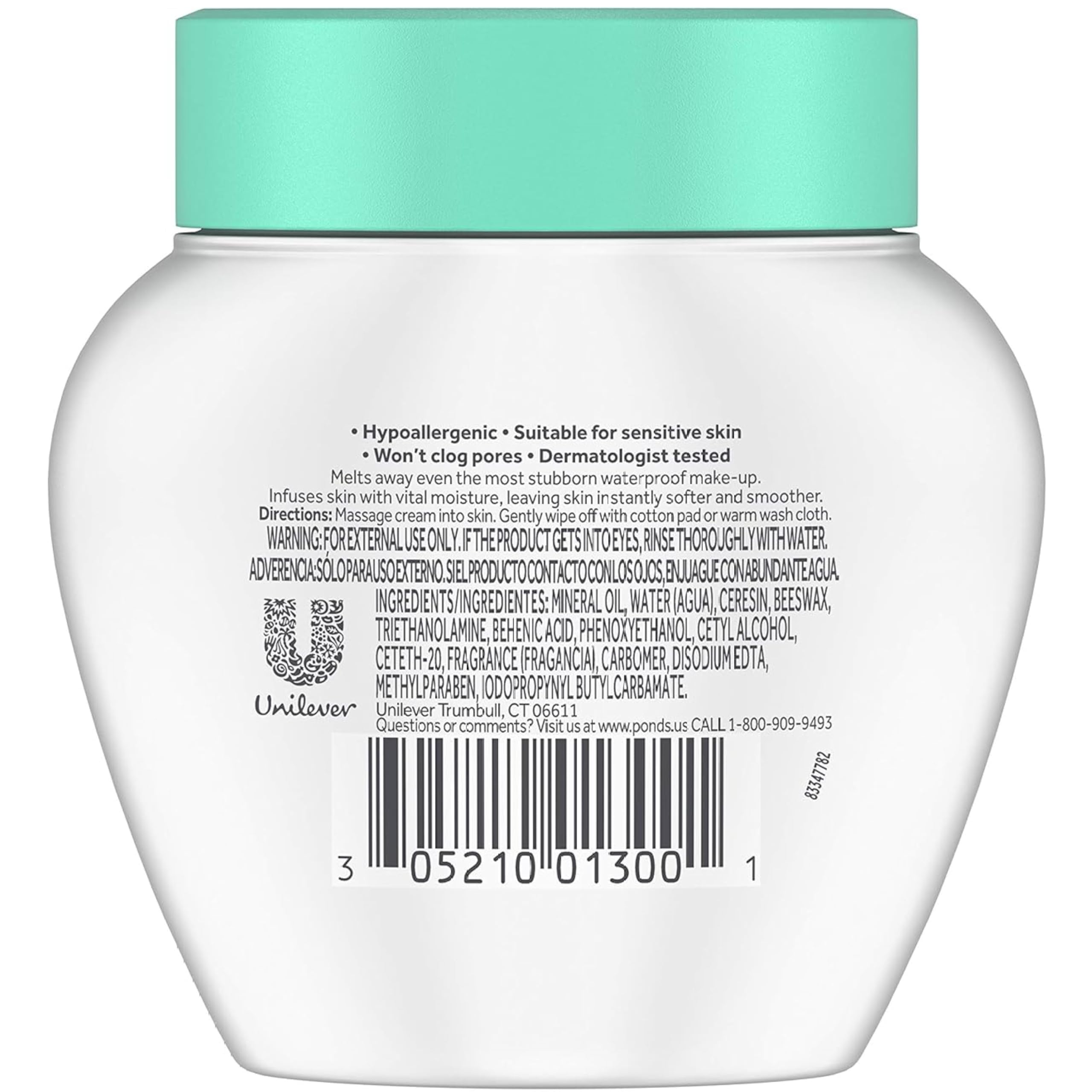 Pond's Cold Cream Cleanser ideal for a relaxing night-time skincare ritual.