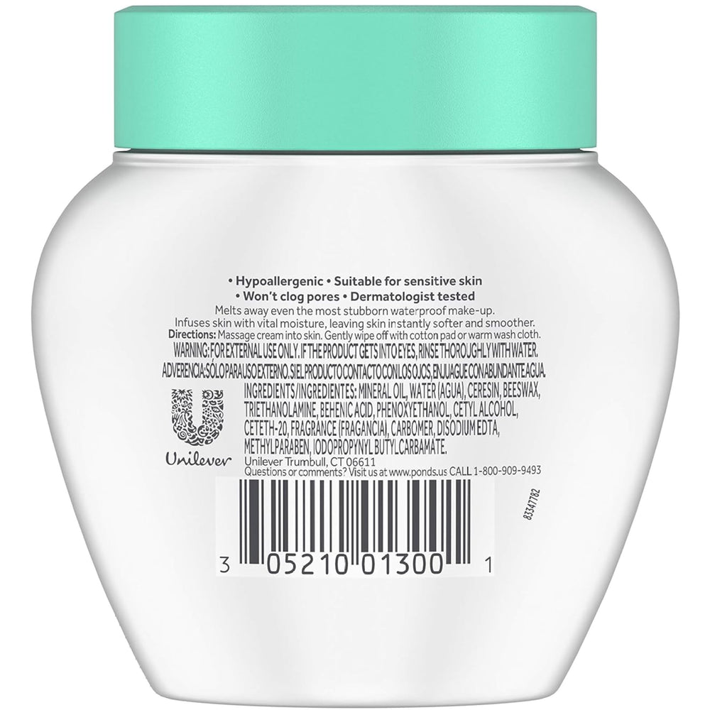 Pond's Cold Cream Cleanser ideal for a relaxing night-time skincare ritual.