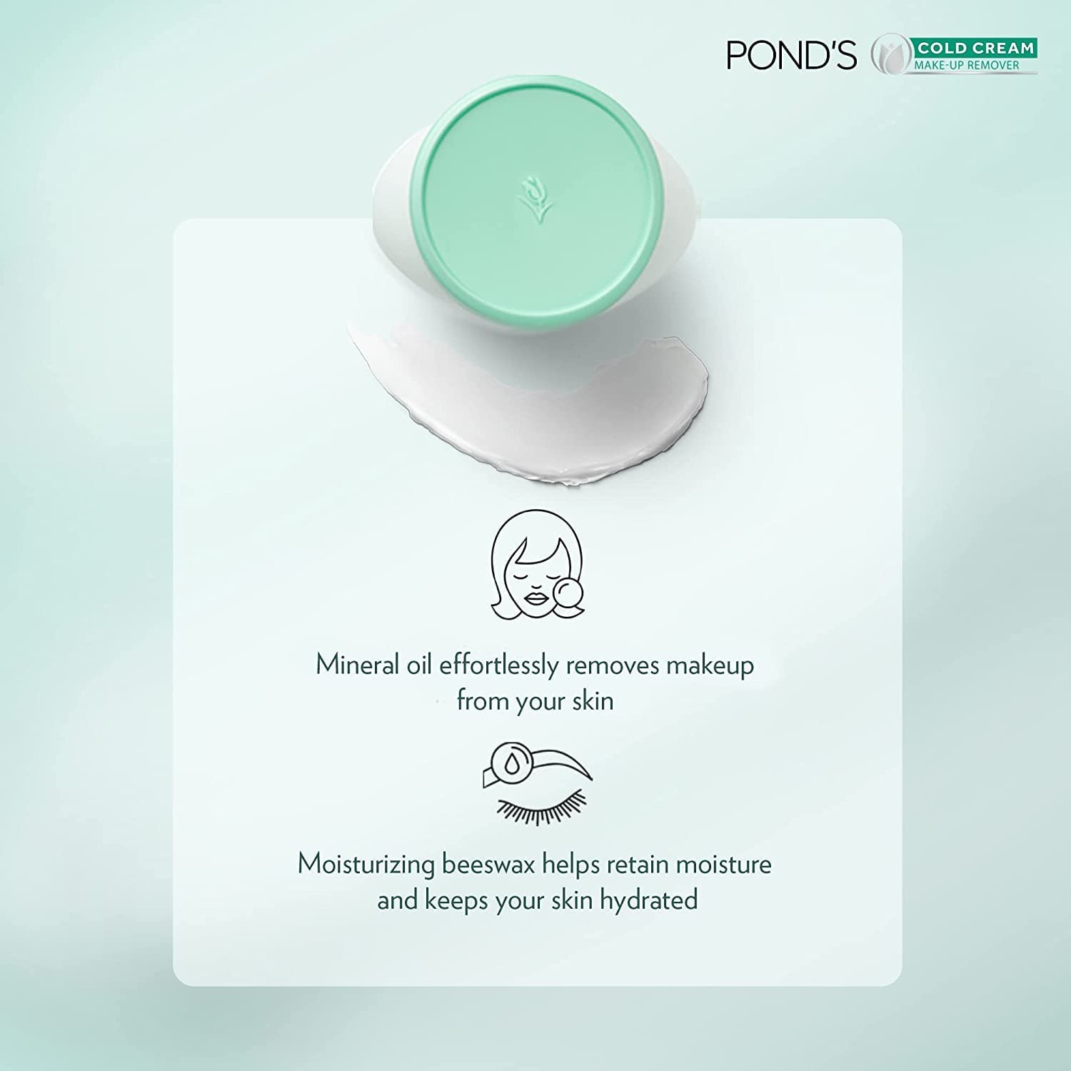 POND'S Cold Cream Cleanser is suitable for sensitive skin with dermatologist-tested formula