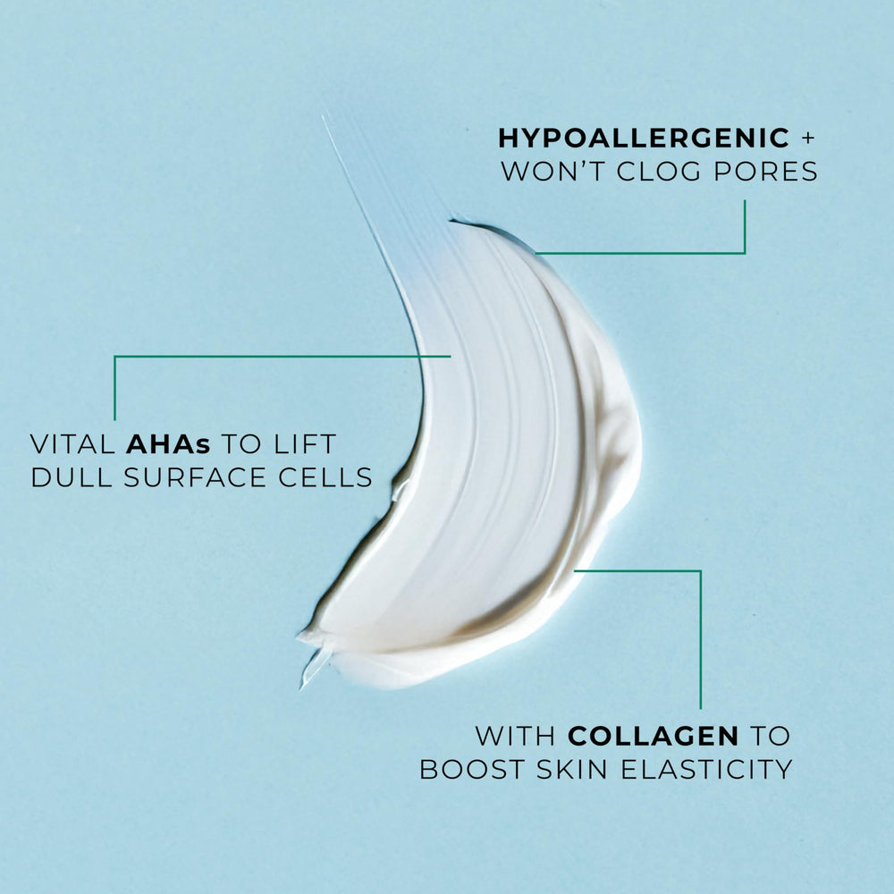 POND'S Rejuveness with AHAs and collagen supports gentle exfoliation and improved skin radiance.