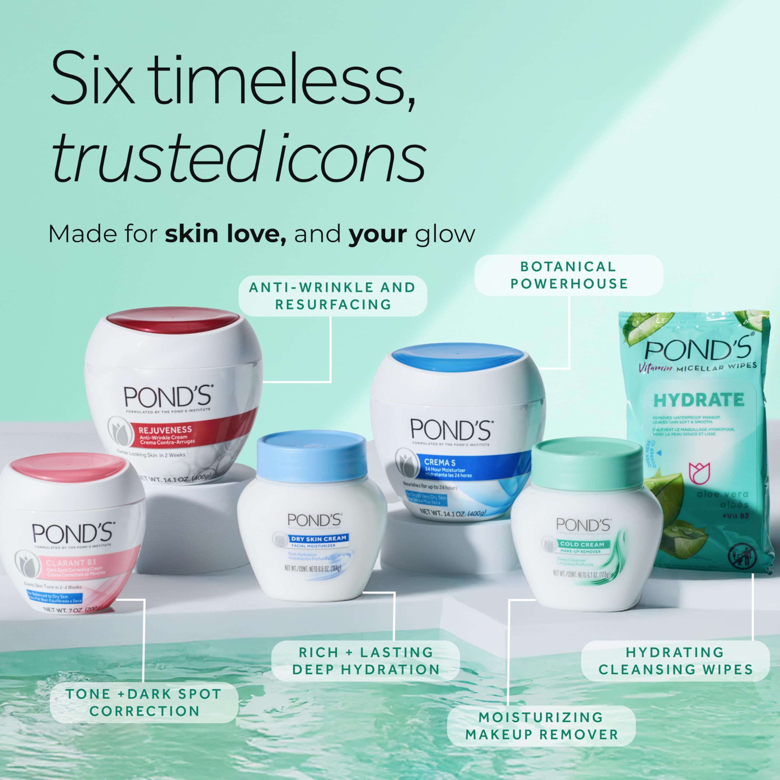 POND'S Rejuveness routine-application image emphasizes a calm morning to evening ritual.