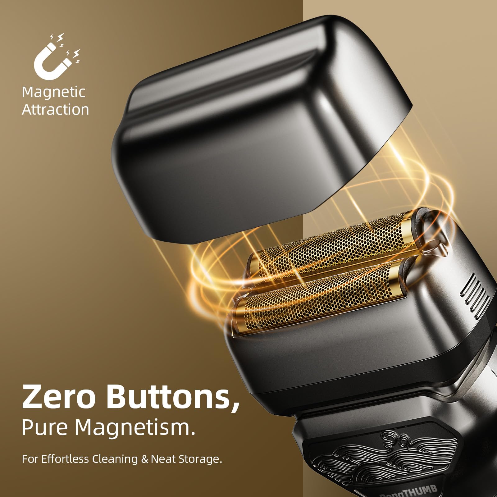 PongTHUMB gift-ready package highlights the premium metal design.