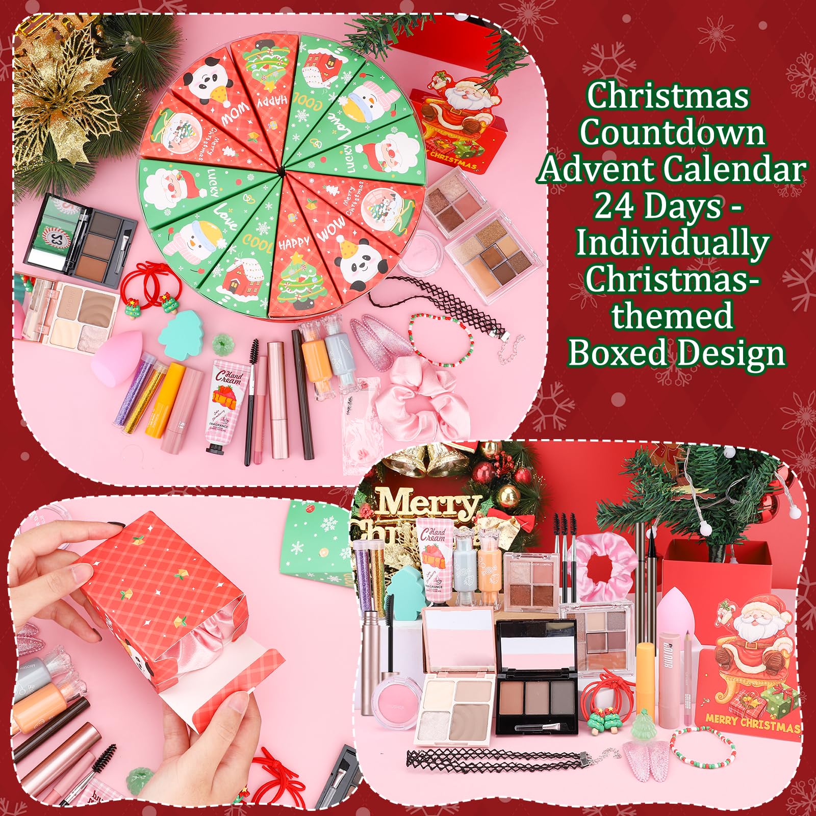 Ponhey Advent Calendar makeup brush and brow tools for precise daily looks.