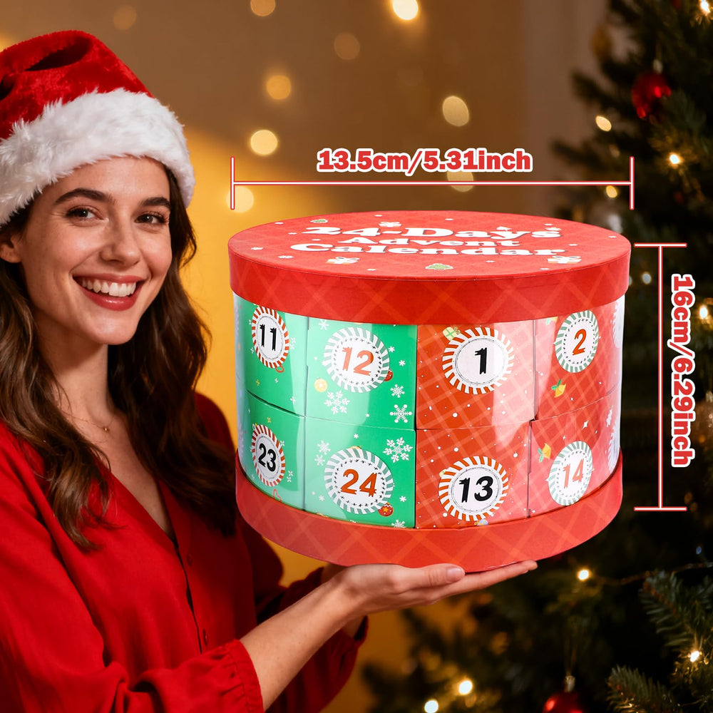 Ponhey Advent Calendar necklace and sequins for festive finishing touches.