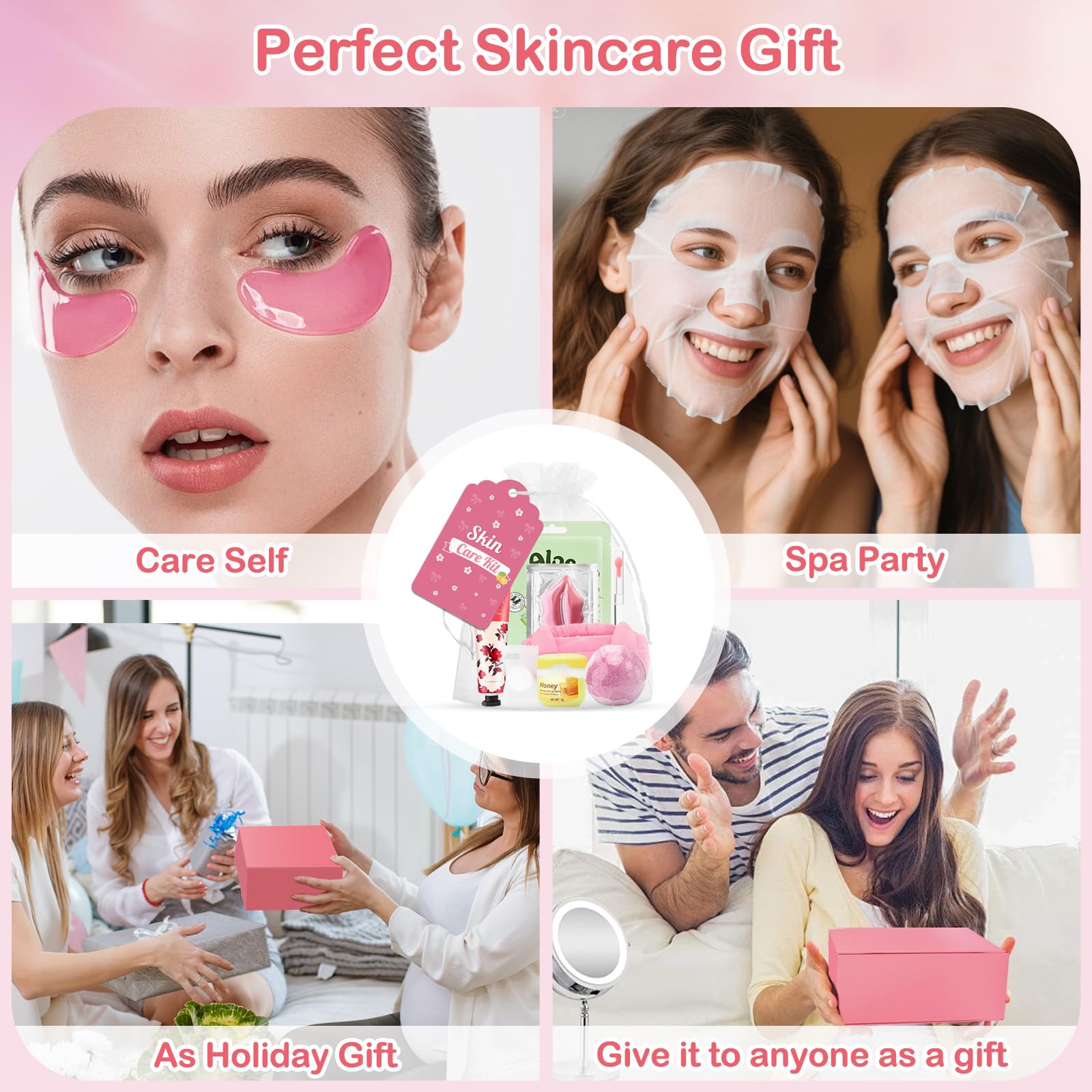 Ponhey spa party kit foot bath bombs promote relaxation after activities.