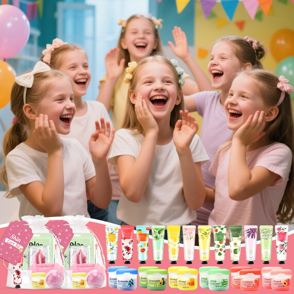 Ponhey spa party kit lip balm nourishes lips for smiles and selfies.