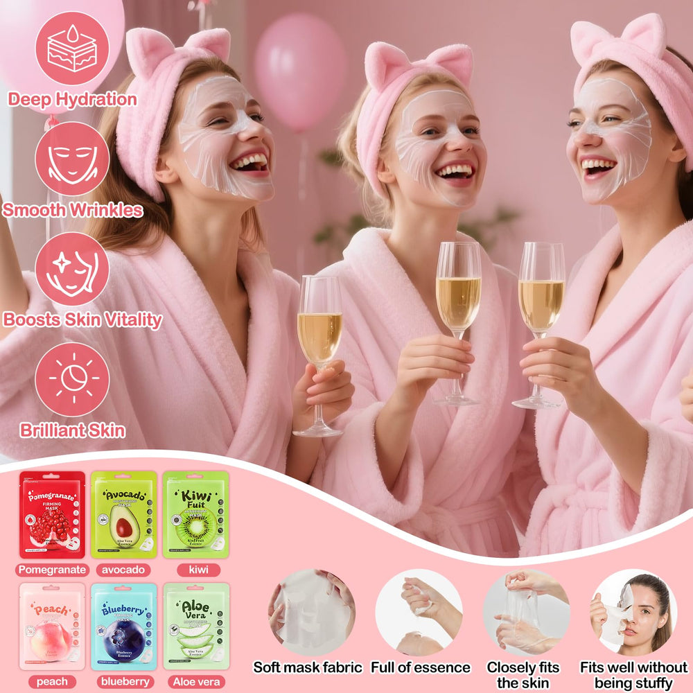Ponhey spa party kit lip mask adds moisture for pampered lips.
