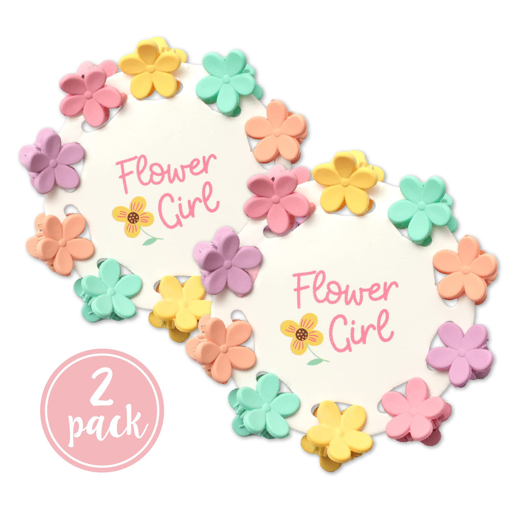 Pop Fizz Designs flower girl proposal card opens to reveal a thoughtful gift