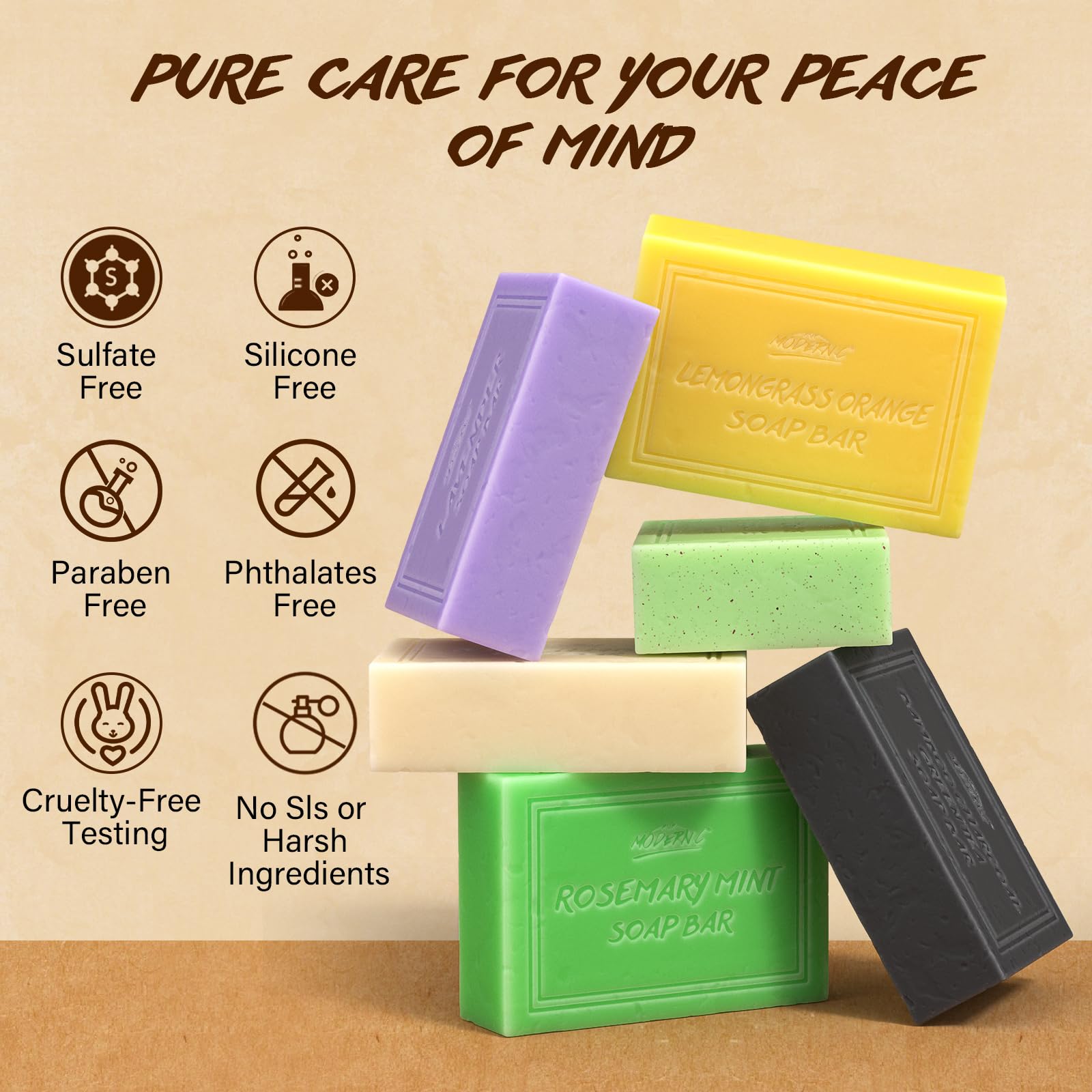 POP MODERN.C travel-friendly soap bars neatly packed for trips