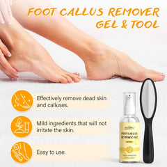 POP MODERN.C callus remover gel softens dead skin on feet.
