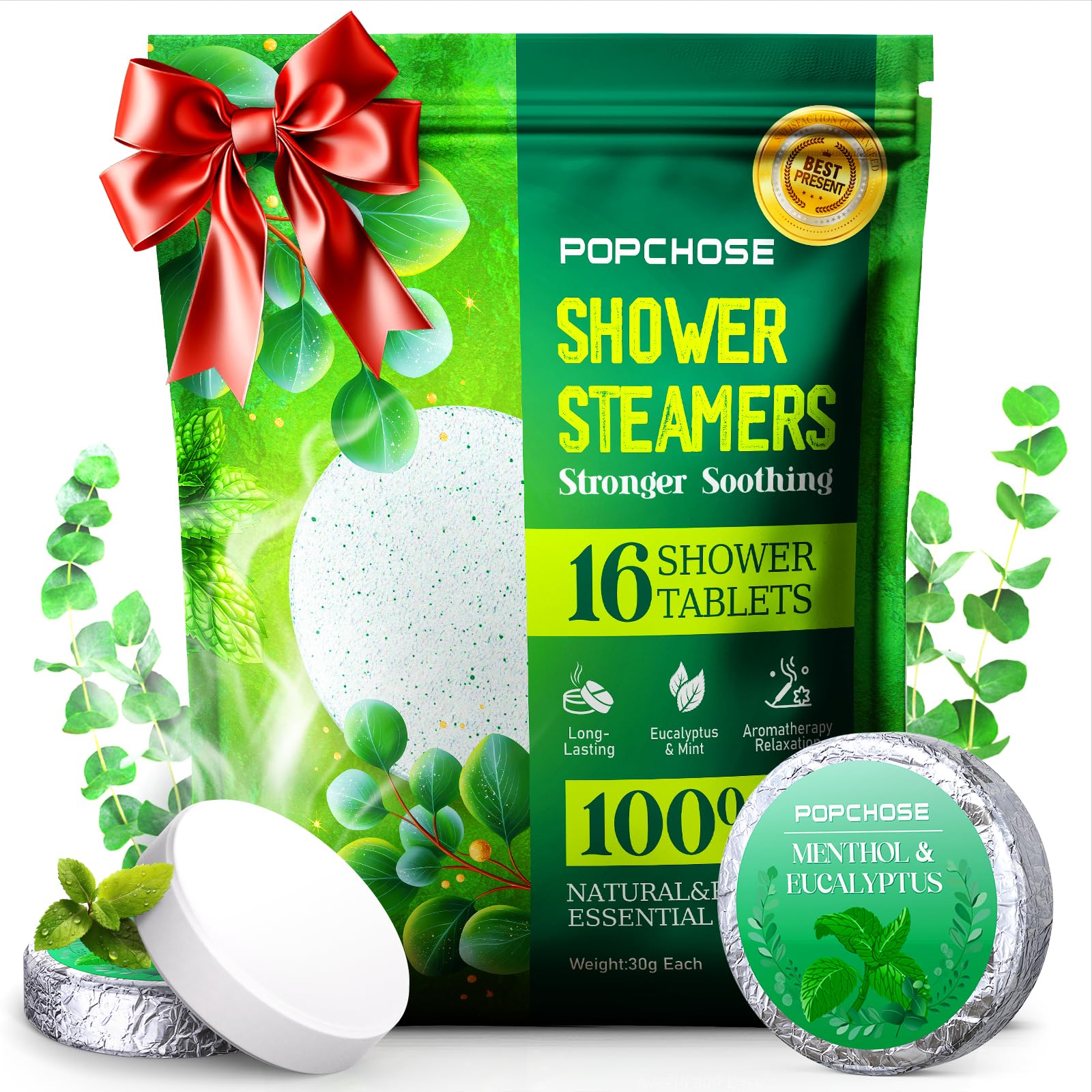 POPCHOSE home spa setup — enhances shower routine with spa-like aroma.