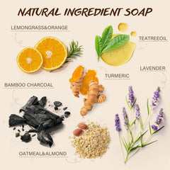 POP MODERN.C tea tree soap bar image for refreshing skin