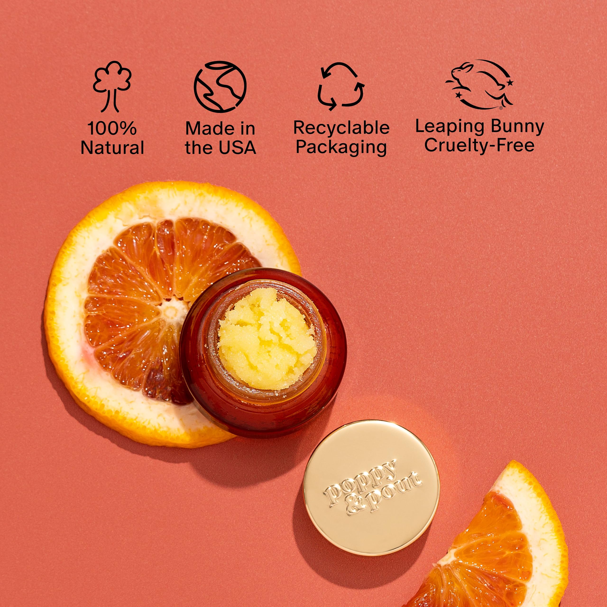 Poppy & Pout recyclable glass jar showcases eco-friendly packaging for conscious beauty