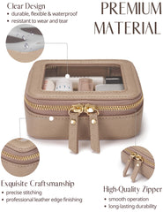 Popvibe diamond-pattern faux leather exterior adds durability and a luxurious look