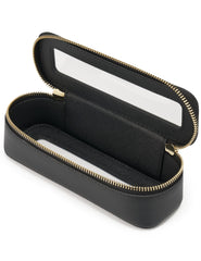 Popvibe makeup brush travel case clear panel for quick on-the-go access