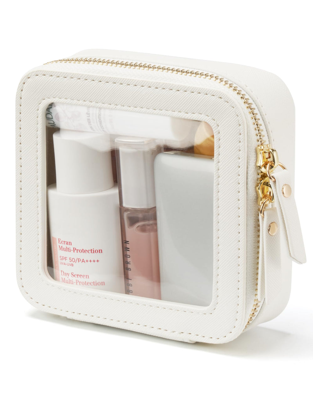 Popvibe small cosmetic bag shown as purse-friendly compact case for easy organization.