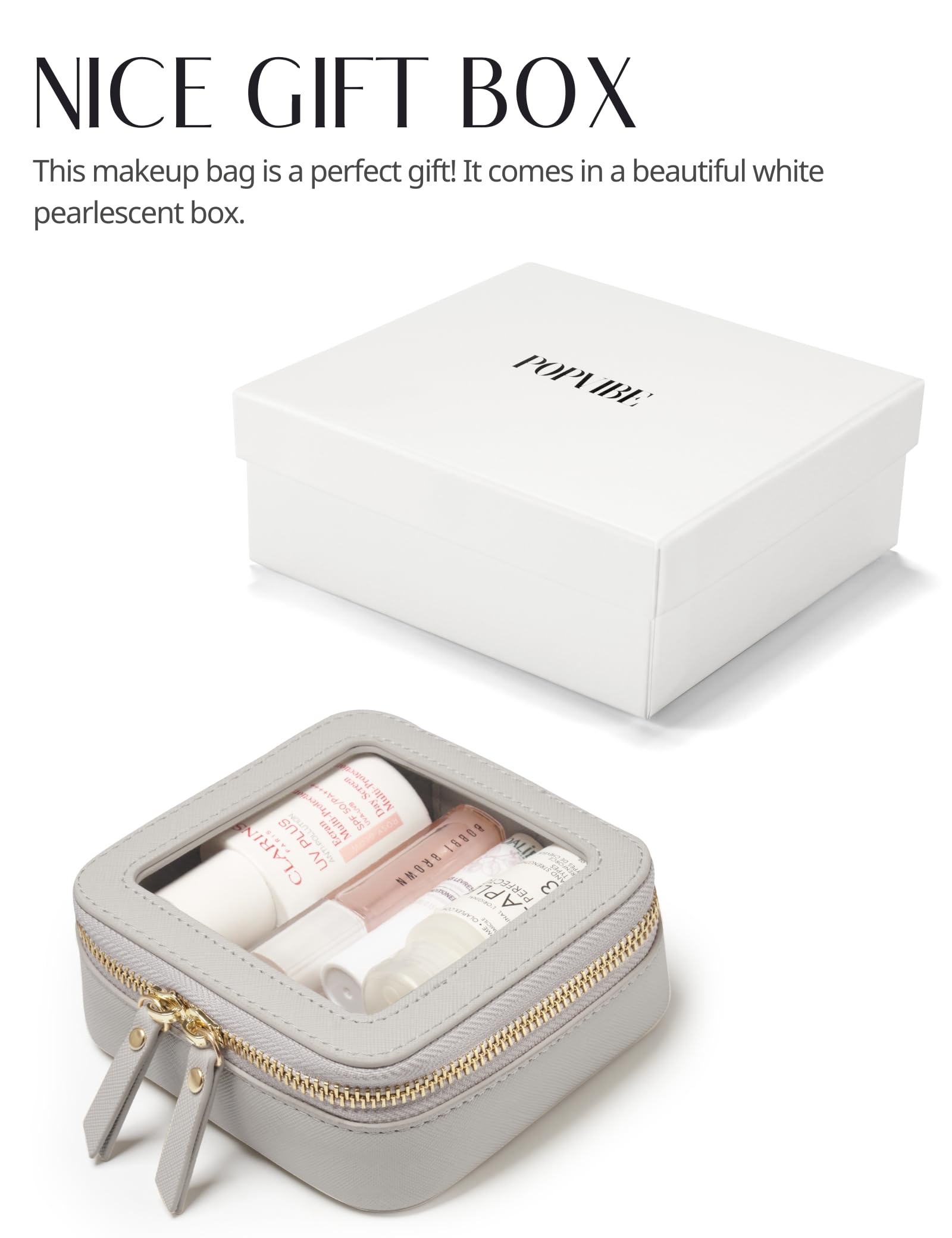 Popvibe travel purse-organization bag keeps small items within reach