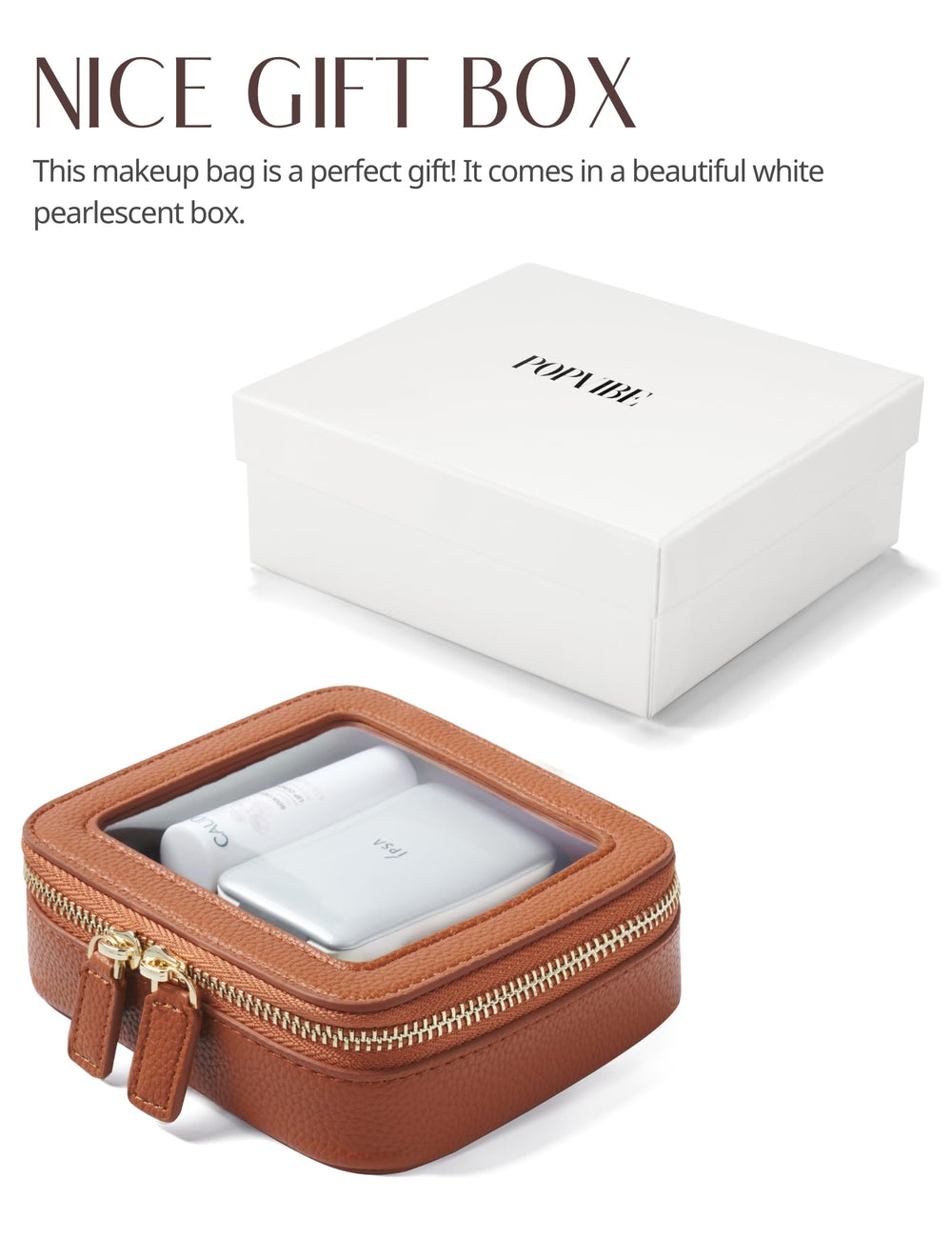 Popvibe waterproof material helps protect contents and ease of maintenance.