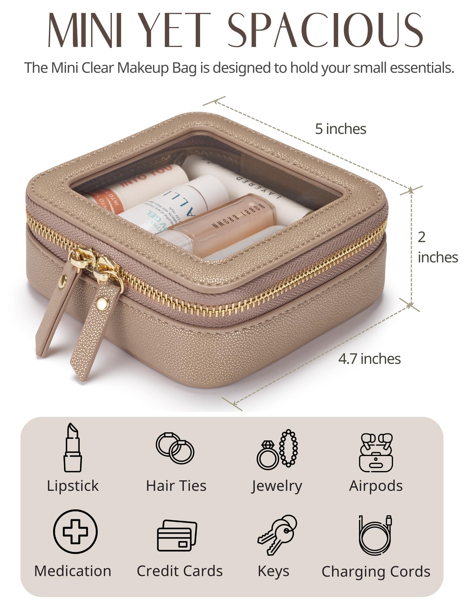 Popvibe waterproof material protects contents during travel and daily use