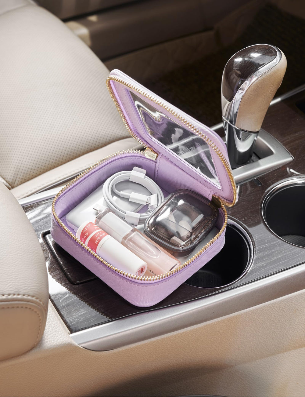 Popvibe waterproof material image underlines easy cleanups after travel or gym sessions.