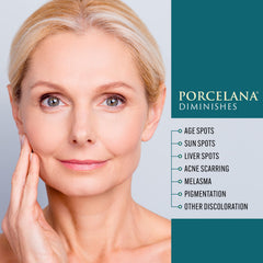 Porcelana Daytime Hydration Cream application-on-face demonstrates easy daytime moisturizer fit.