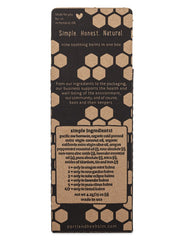 Portland Bee Balm unscented application twist demonstrates easy, mess-free lip care.