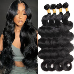 poshbash body wave bundles packshot shows versatile sew-in option for quick styling