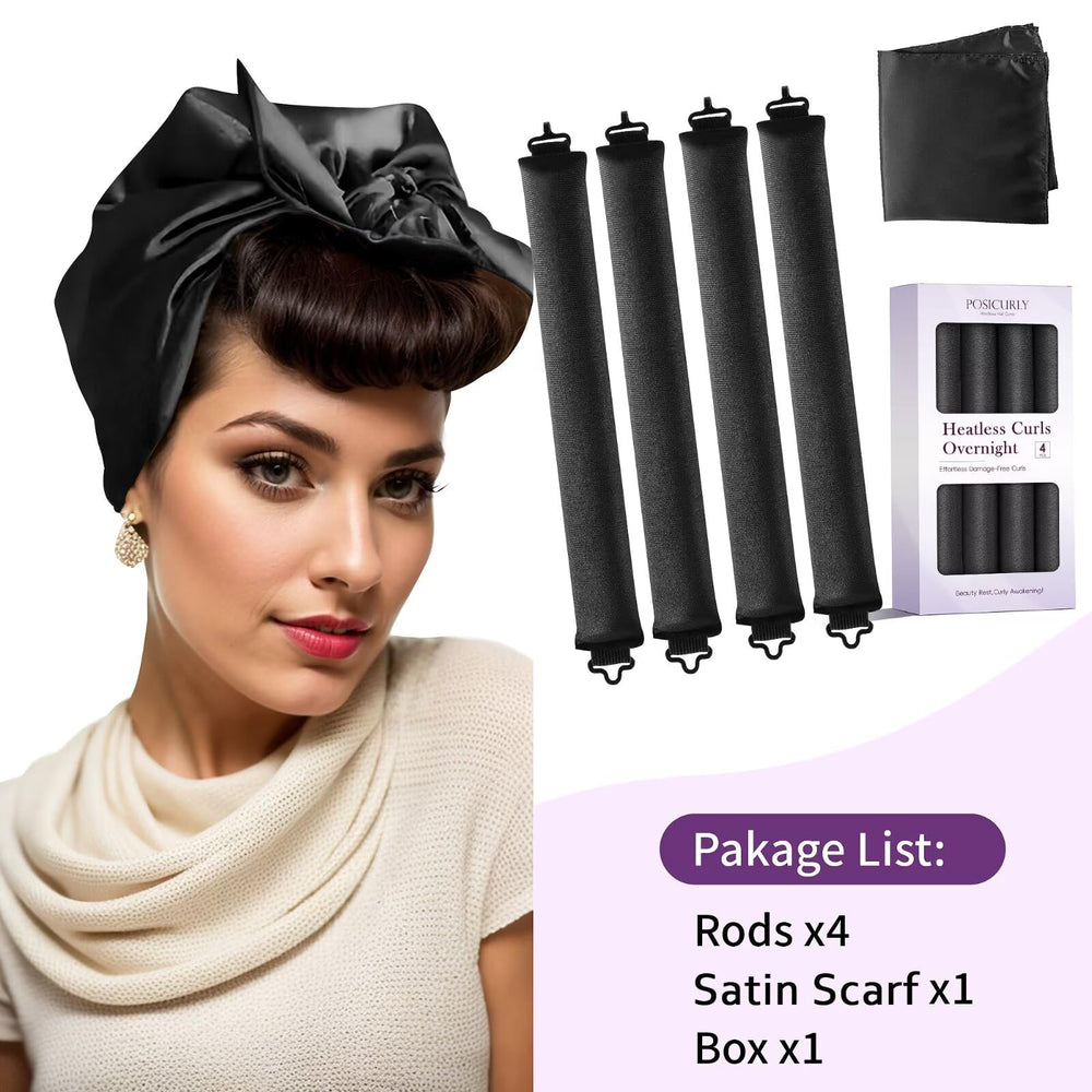 Posicurly flexible design suits all hair types from straight to curly