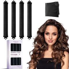 Posicurly heatless curls overnight rollers 4pc deliver effortless no-heat waves while you sleep