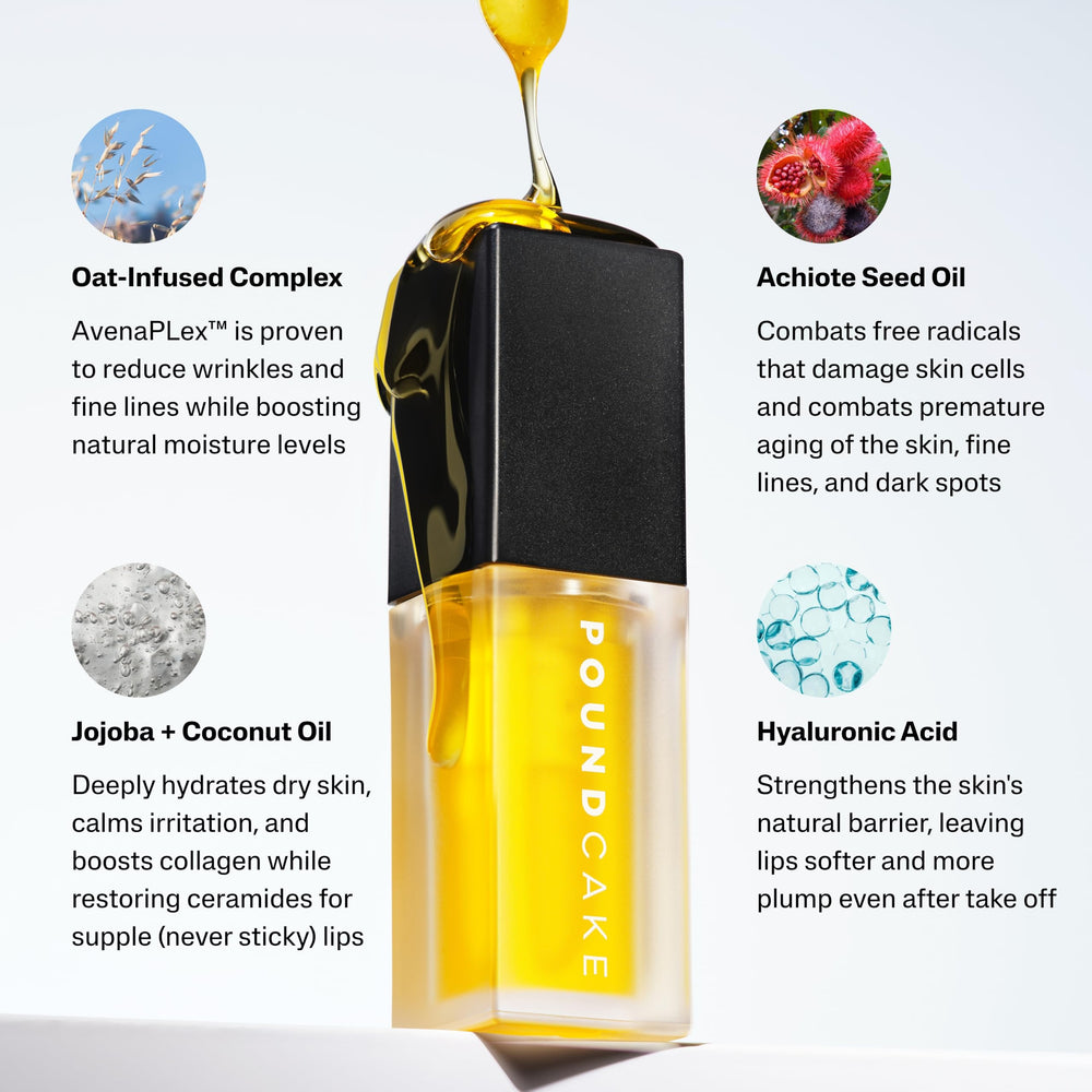 Pound Cake Cake Theory AvenaPlex and ceramides support moisture barrier